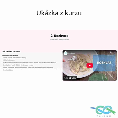 Online kurz: Peču chleba, který se povede