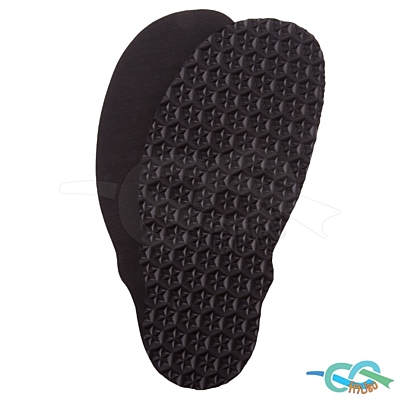 Sada 2 na výrobu barefoot sandálů 4mm černá